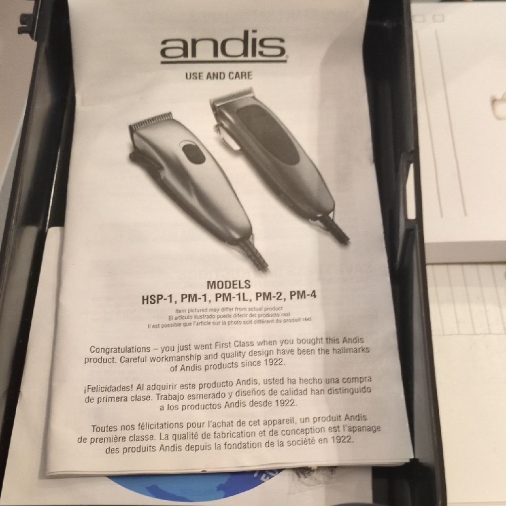 Andis Silver Grooming Clippers